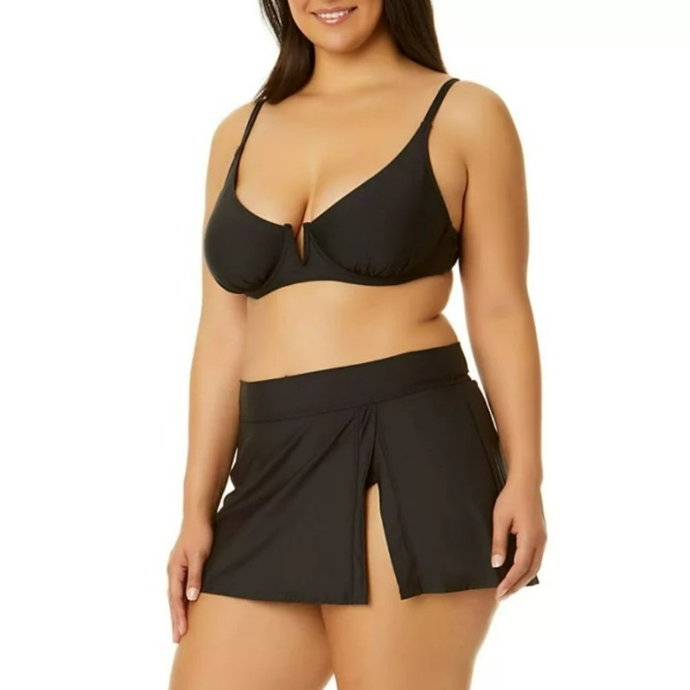 NWT Anne Cole Limited Edition Ladies Swim V-Wire Bikini Top Size X-Large